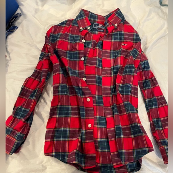 Vineyard Vines Boys Flannel Button Down - Picture 1 of 2